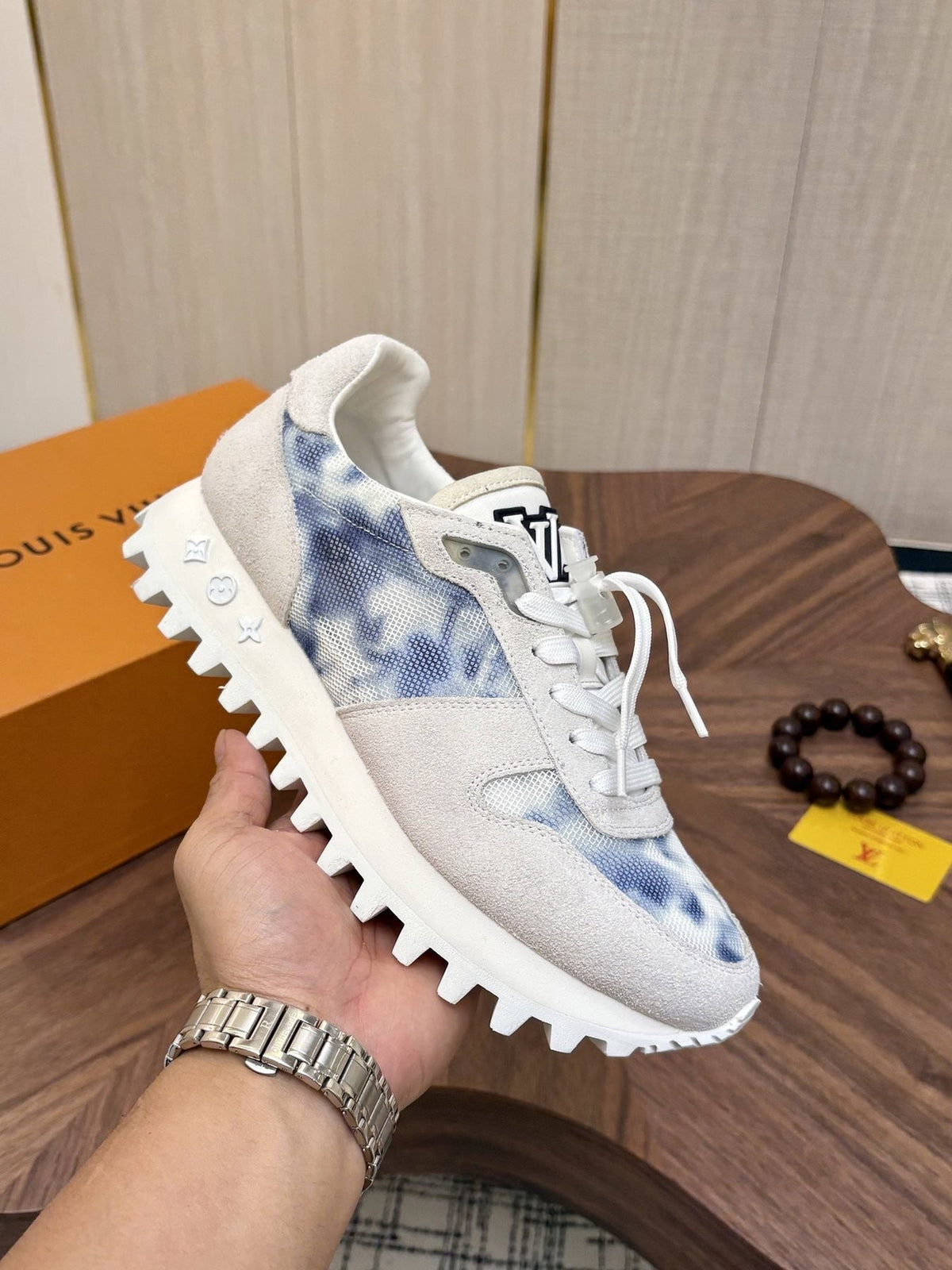 Louis Vuitton Cloud Panel Low-Top Sneakers — detail