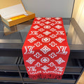 Louis Vuitton Fringed Monogram-Style Scarf — hero