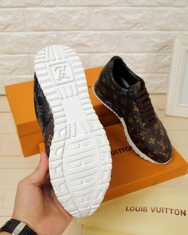 Louis Vuitton Monogram Lace-Up Sneakers — back