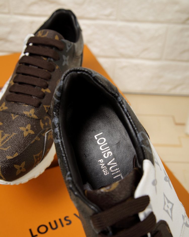 Louis Vuitton Monogram Lace-Up Sneakers — label