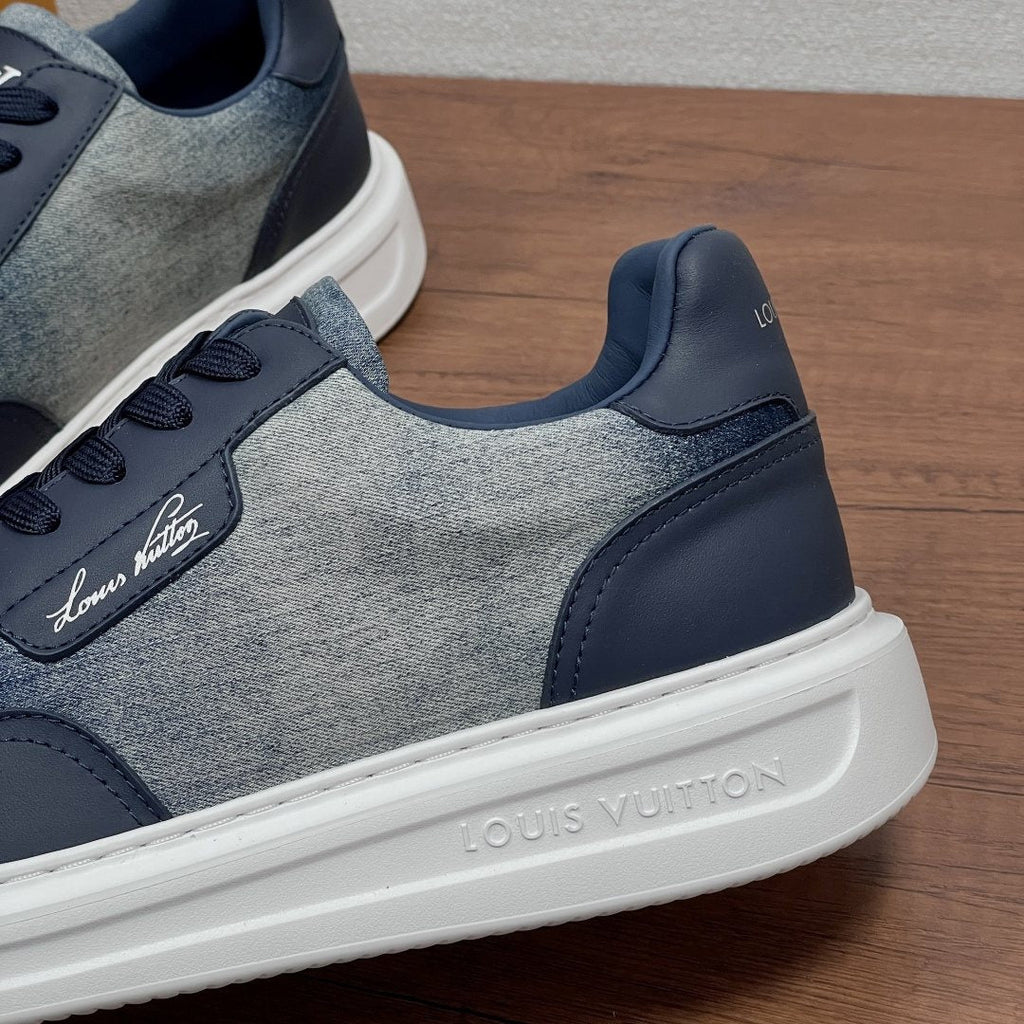 Louis Vuitton Textured Low-Top Sneakers — detail