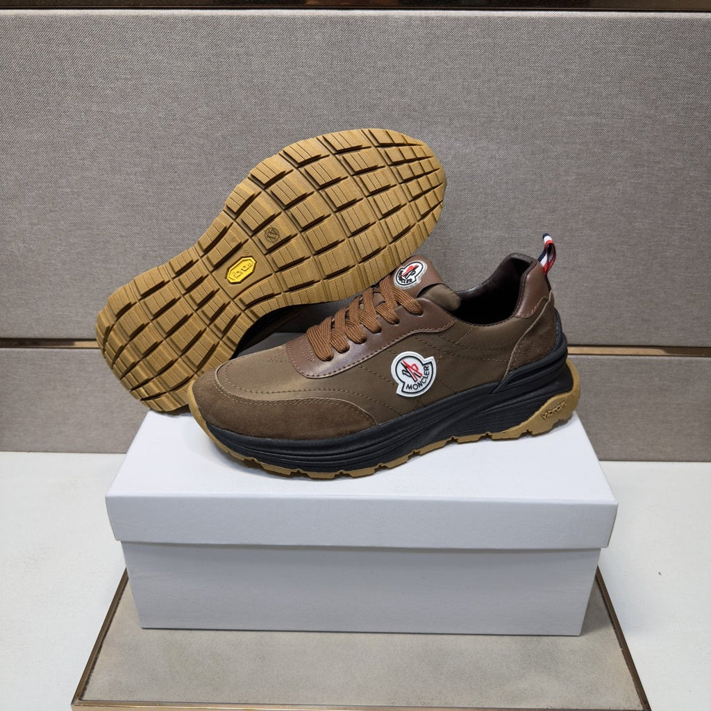 Moncler Low-Top Panel Sneakers — detail