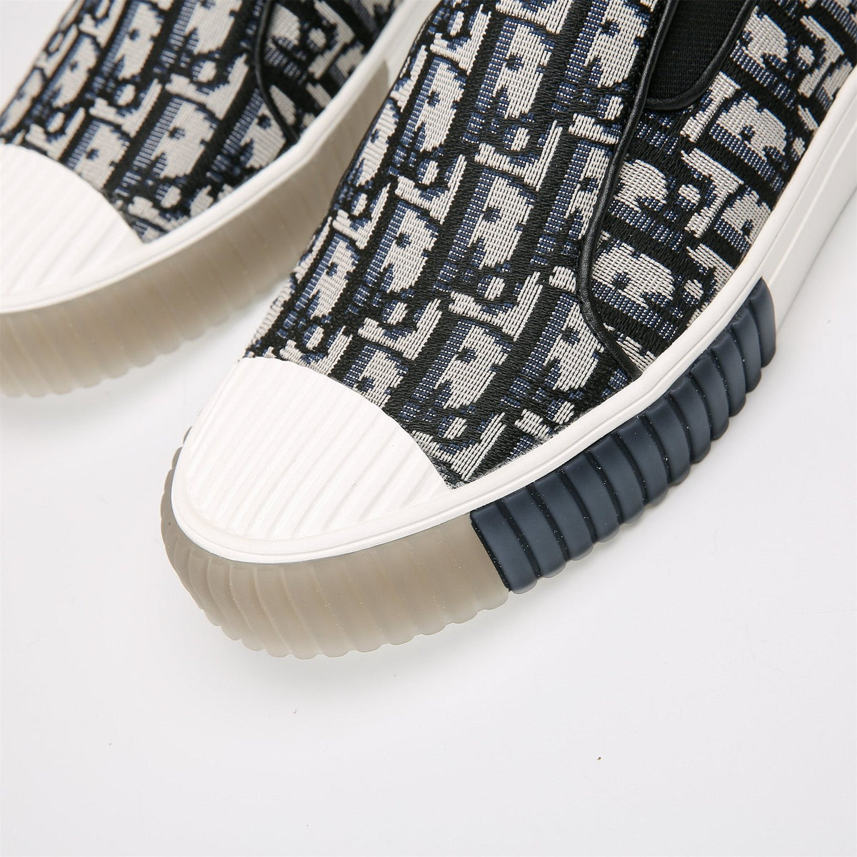 Dior Patterned Slip-On Sneakers — detail