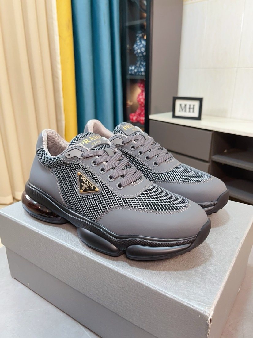 Prada Mesh Panel Men’s Sneakers — hero