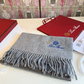 Loro Piana Reversible Fringed Scarf — front