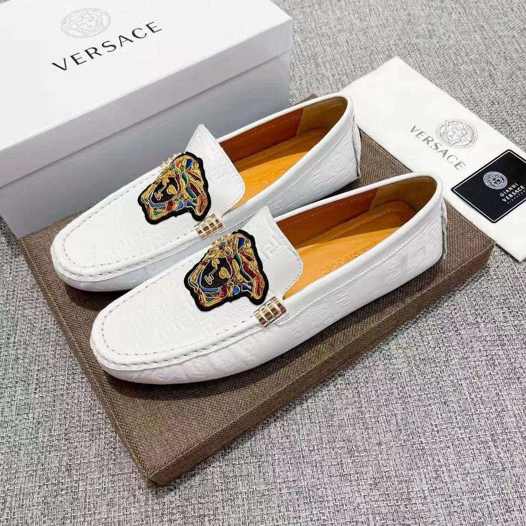 Versace Crest Loafers — front