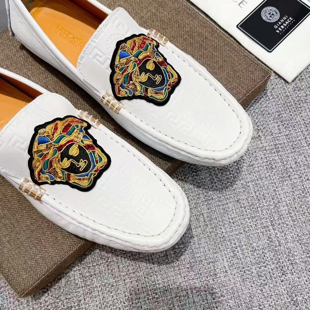 Versace Crest Loafers — front