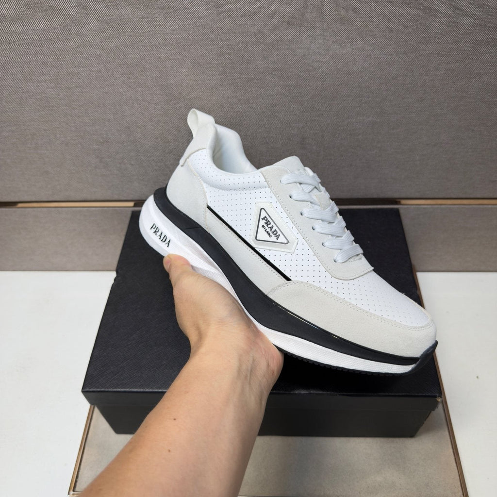 Prada Mesh Panel Sneakers — model