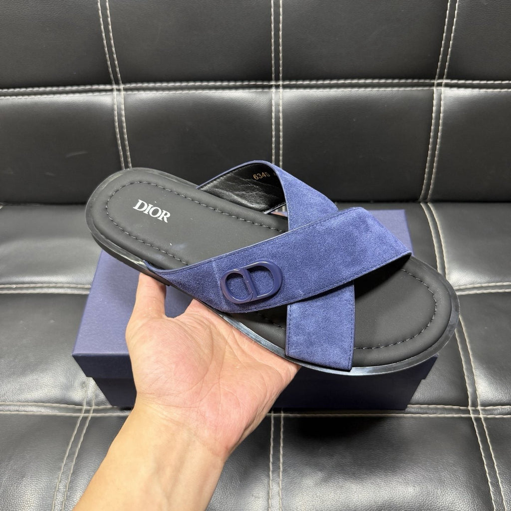 Dior Crossover Slide Sandals — model