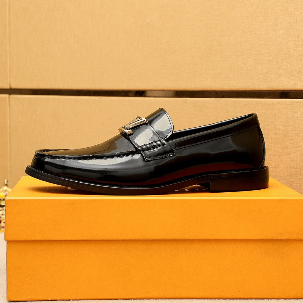 Louis Vuitton Polished Leather Loafers — side