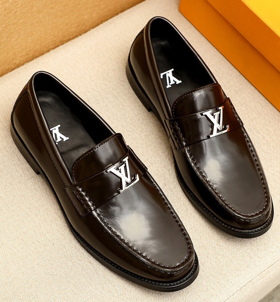 Louis Vuitton Polished Leather Loafers — hero