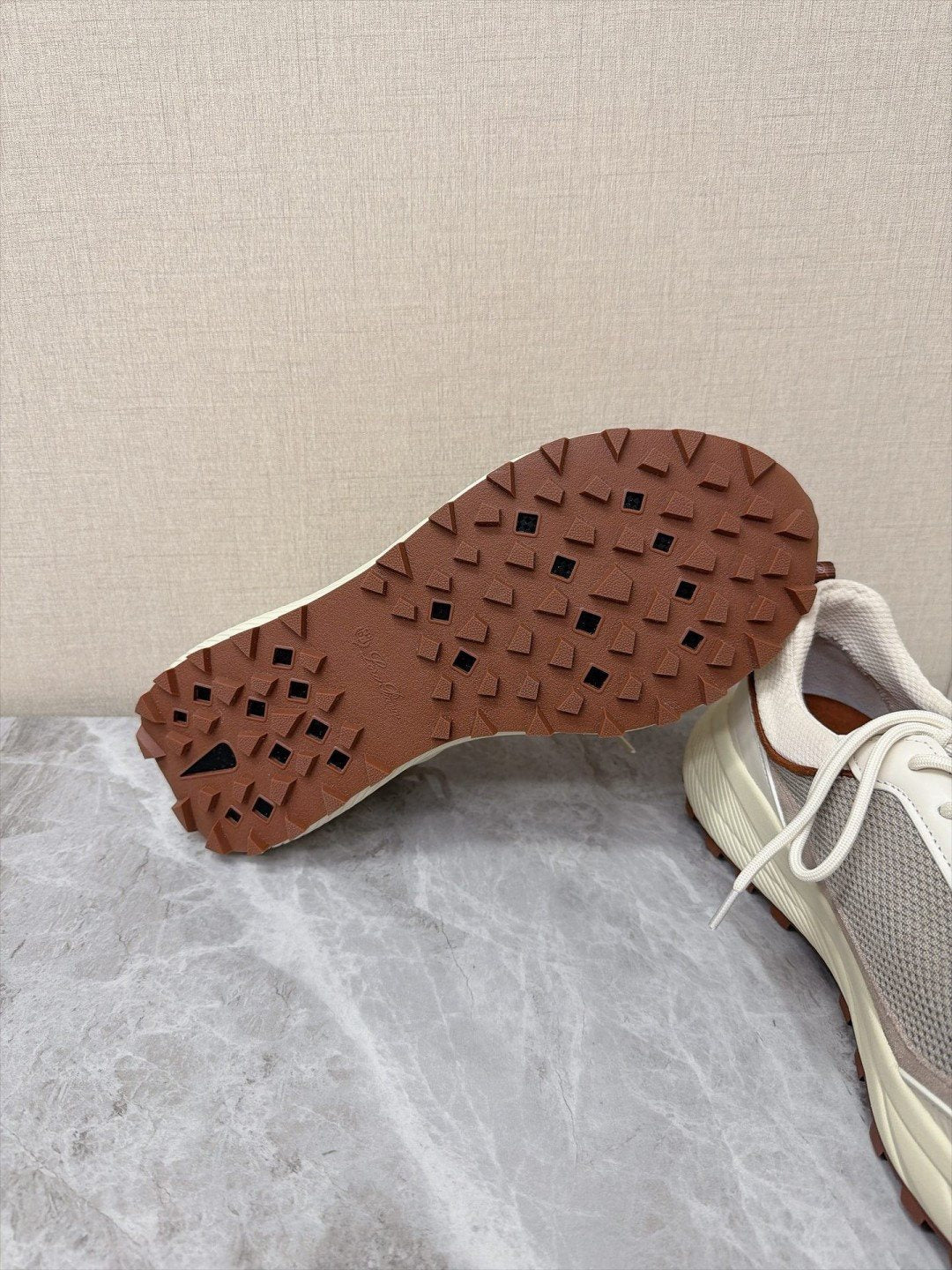 Loro Piana Paneled Low-Top Sneakers — detail