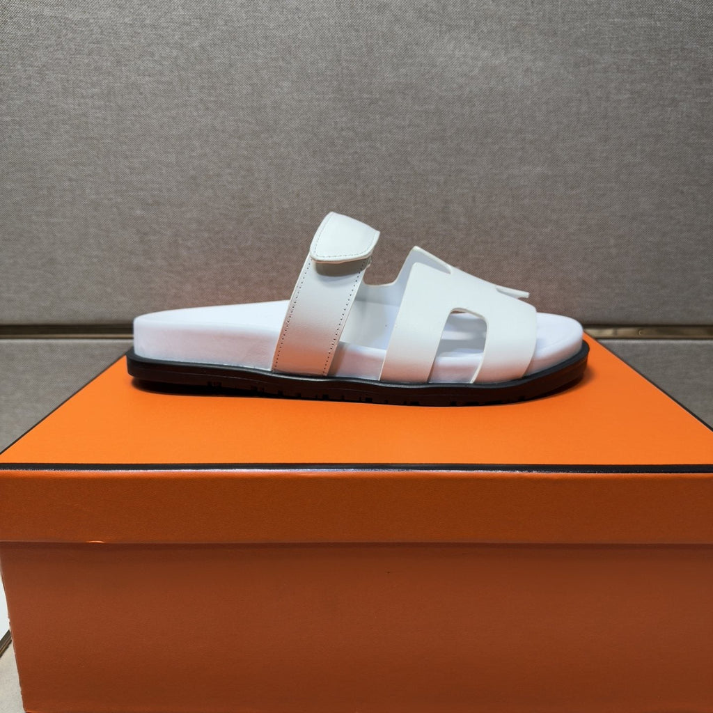 Hermès H-Cutout Open-Toe Sandals — side