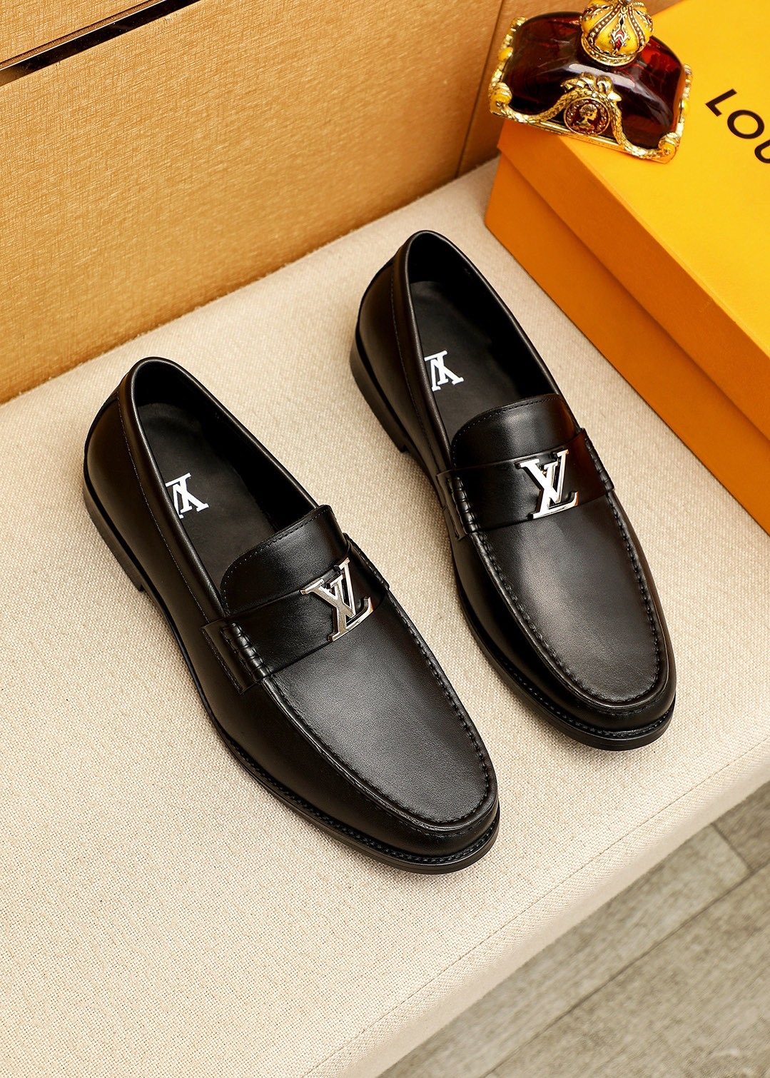 Louis Vuitton Leather Hardware Loafers — hero
