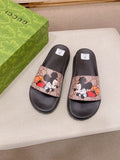 Gucci Graphic Strap Slide Sandals — hero