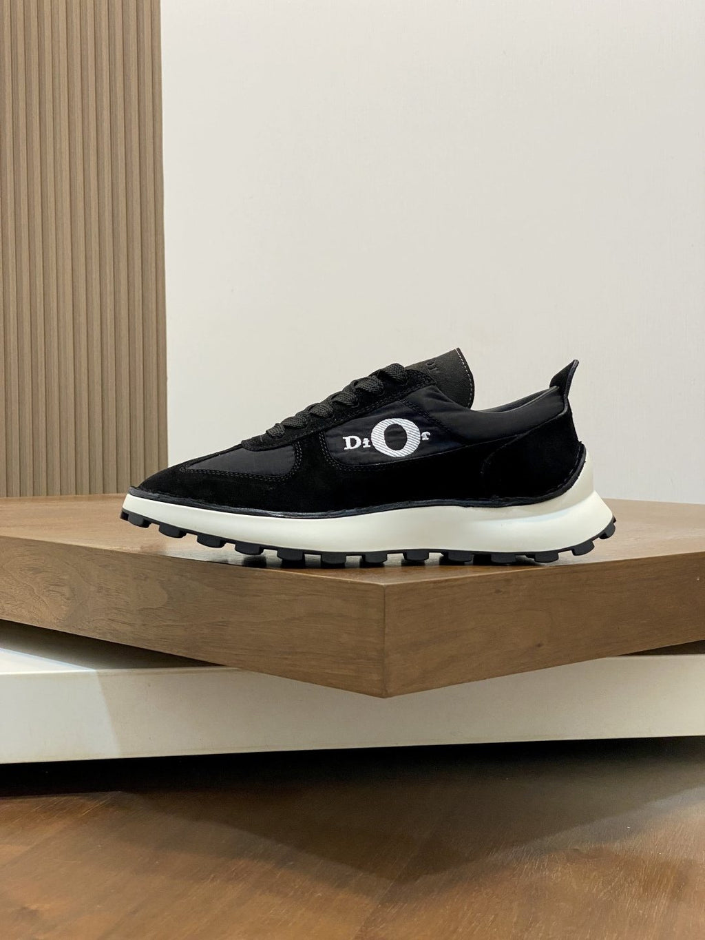 Dior Paneled Low-Top Sneakers — side