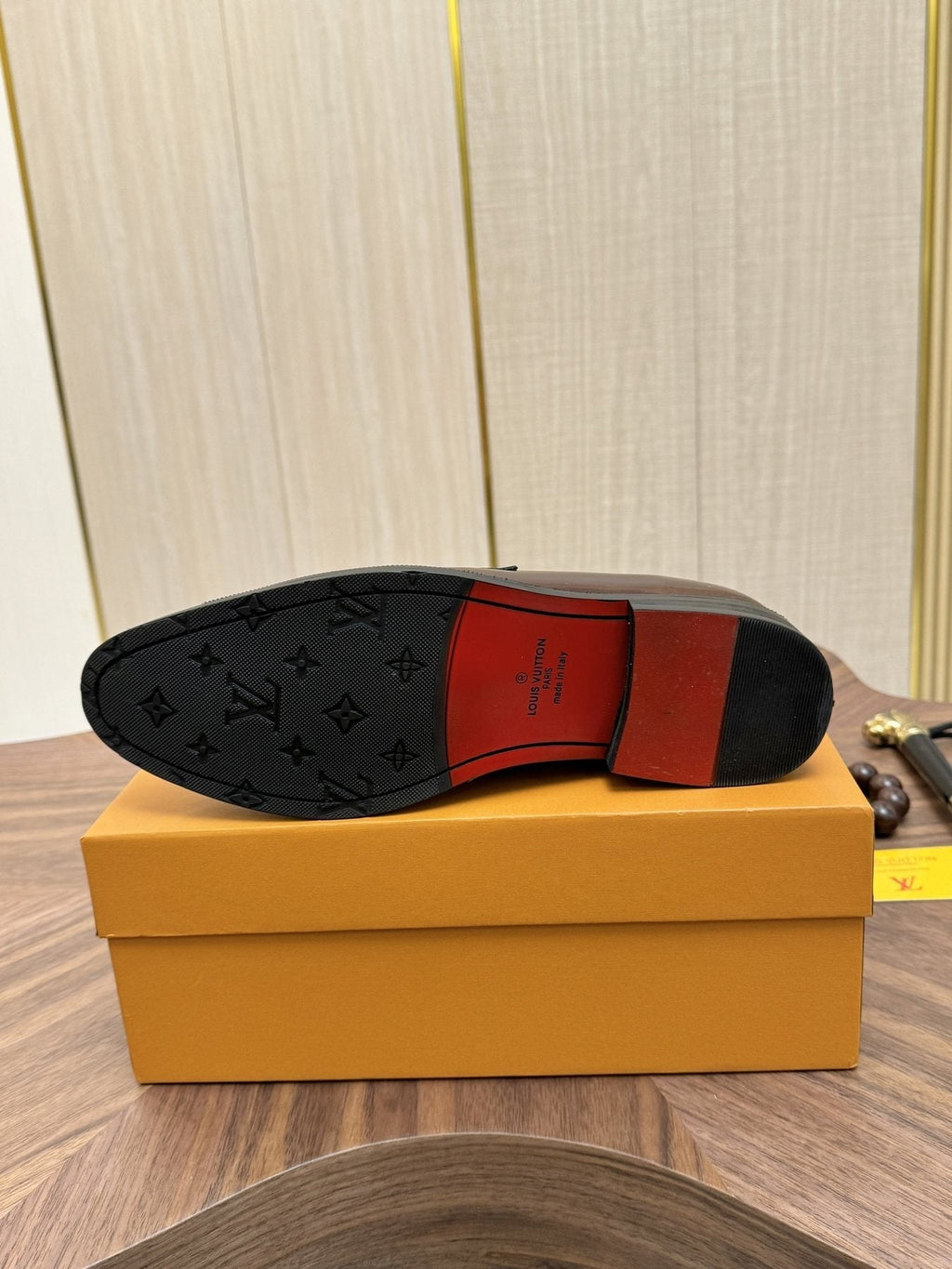 Louis Vuitton Monogram Buckle Loafers — back