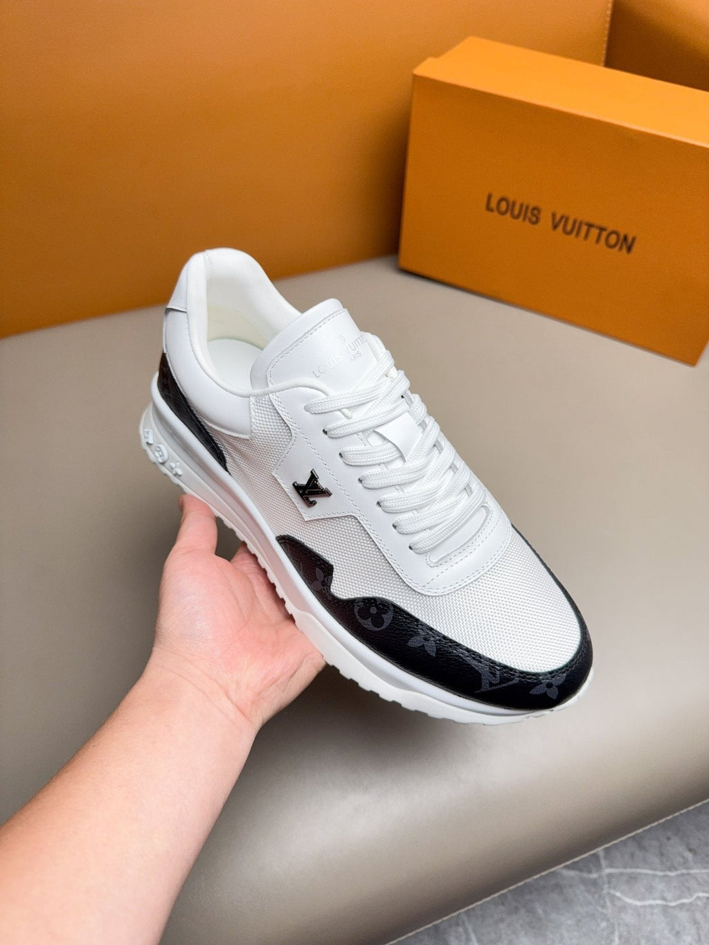 Louis Vuitton Patterned Low-Top Sneakers — side