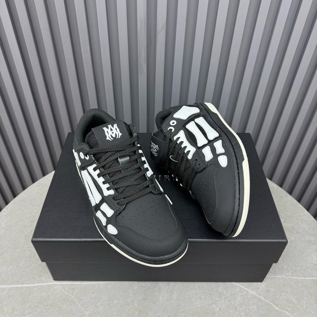 AMIRI Mint Green Paneled Low-Top Sneakers — back