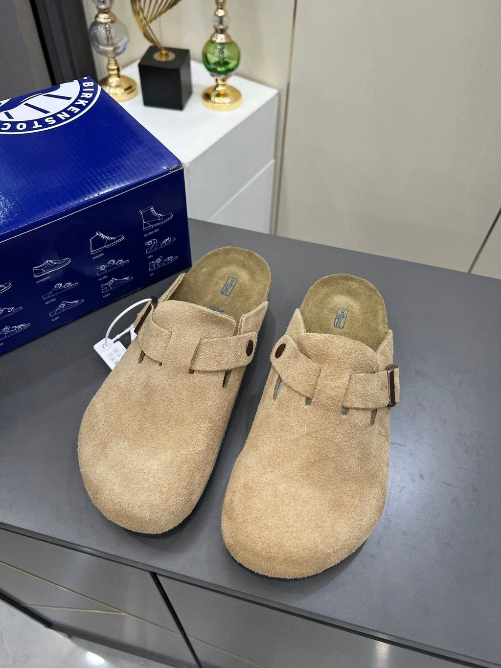 Birkenstock Closed-Toe Buckle Clogs — front