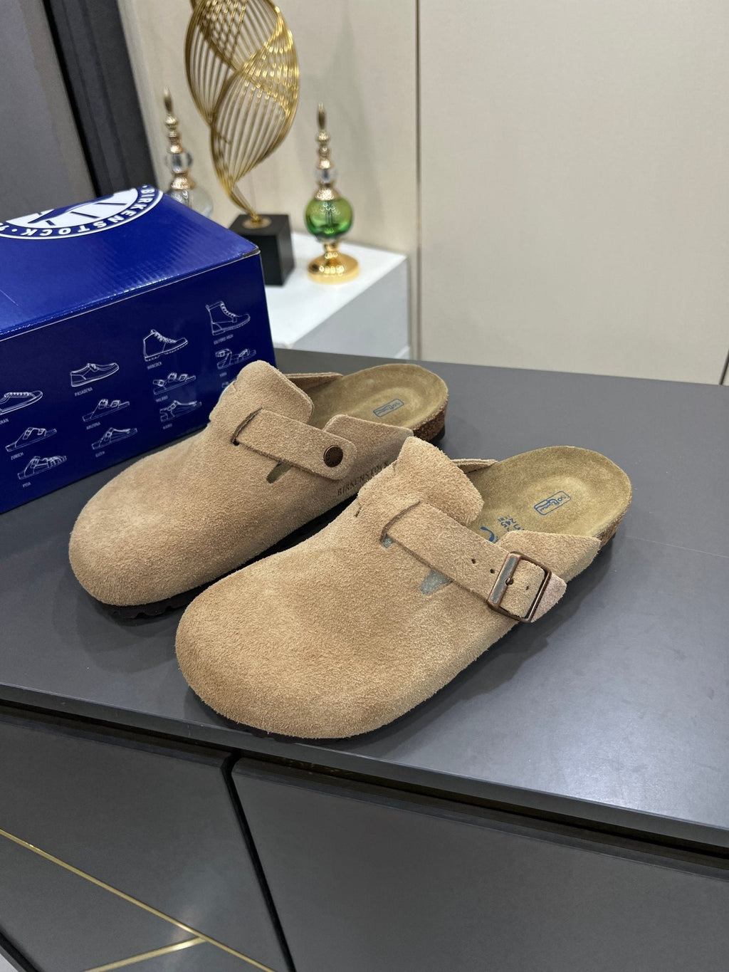Birkenstock Closed-Toe Buckle Clogs — hero