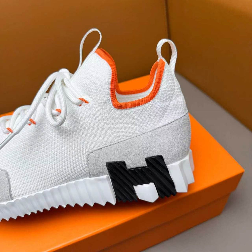Hermès Layered Knit Sneakers — detail