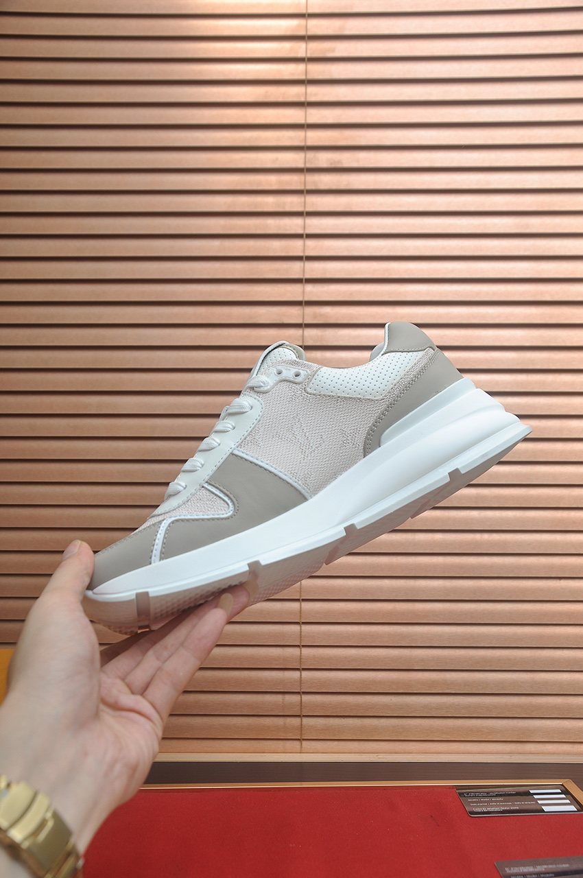 Louis Vuitton Monogram Panel Sneakers — model