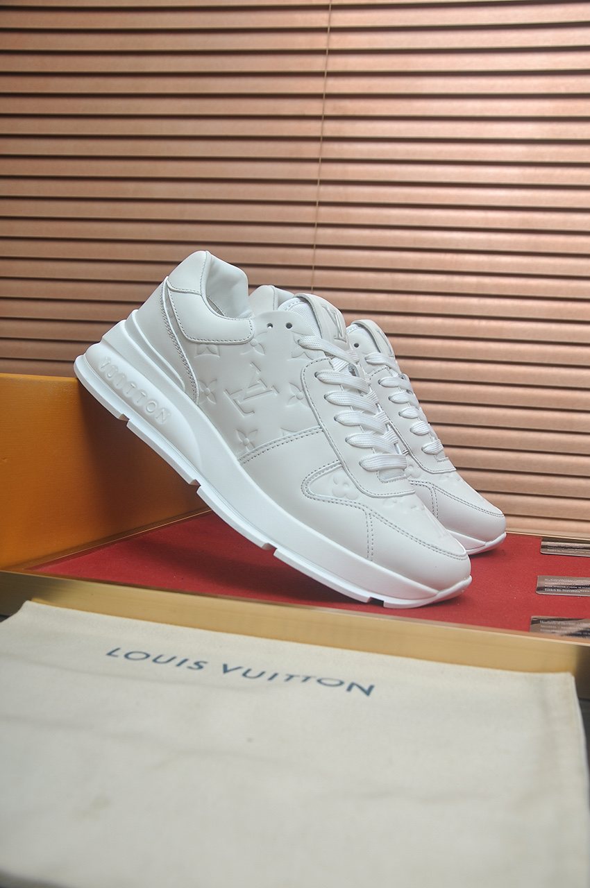 Louis Vuitton Monogram Panel Sneakers — front