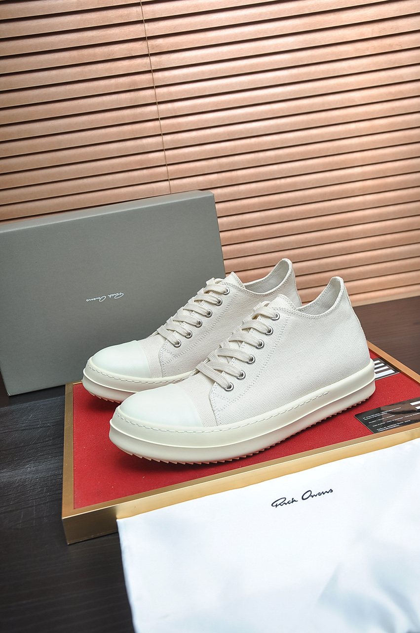 Rick Owens Toe-Cap Platform Sneakers — front