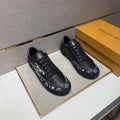 Louis Vuitton Monogram Accent Low-Top Sneakers — front