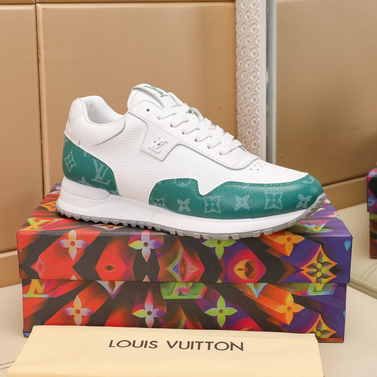 Louis Vuitton Run Away Monogram Sneakers — hero