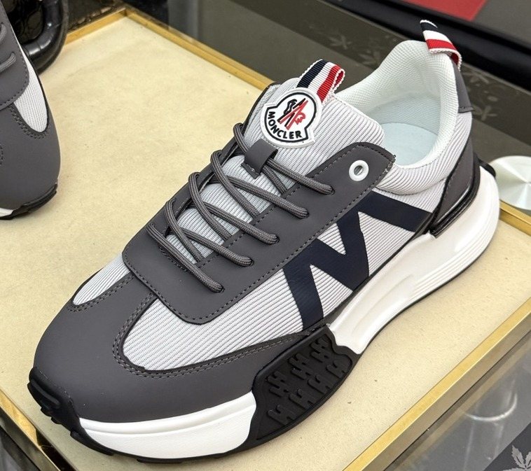 MONCLER Color-Block Low-Top Sneakers — hero