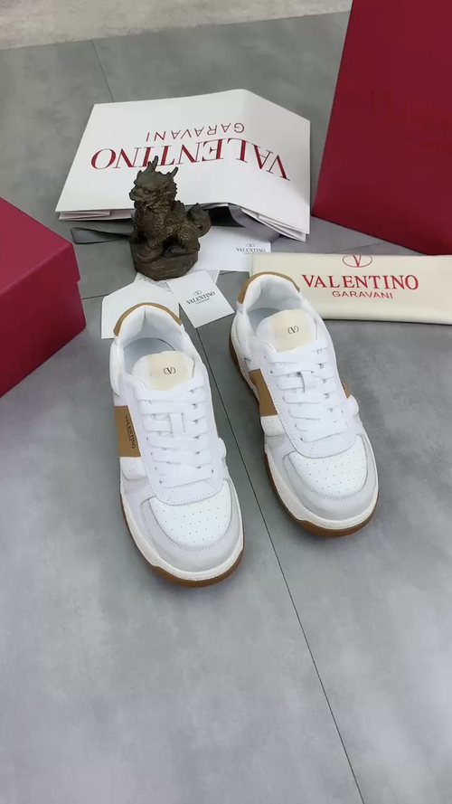 Valentino Color-Block Low-Top Sneakers — front