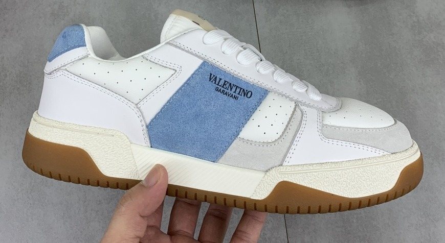 Valentino Color-Block Low-Top Sneakers — hero