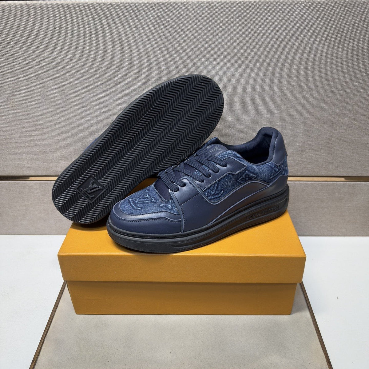 Louis Vuitton Panel Low-Top Sneakers — side