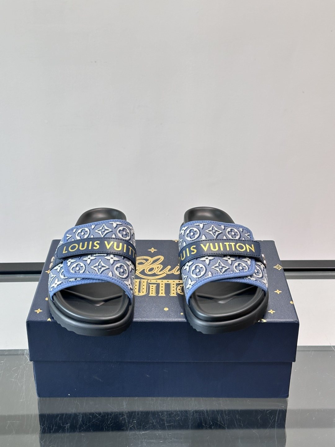Louis Vuitton Two-Strap Slide Sandals — side