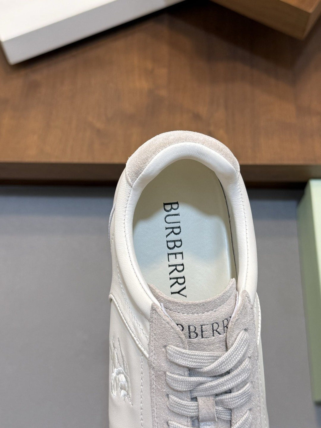 Burberry Low-Top Lace-Up Sneakers — back