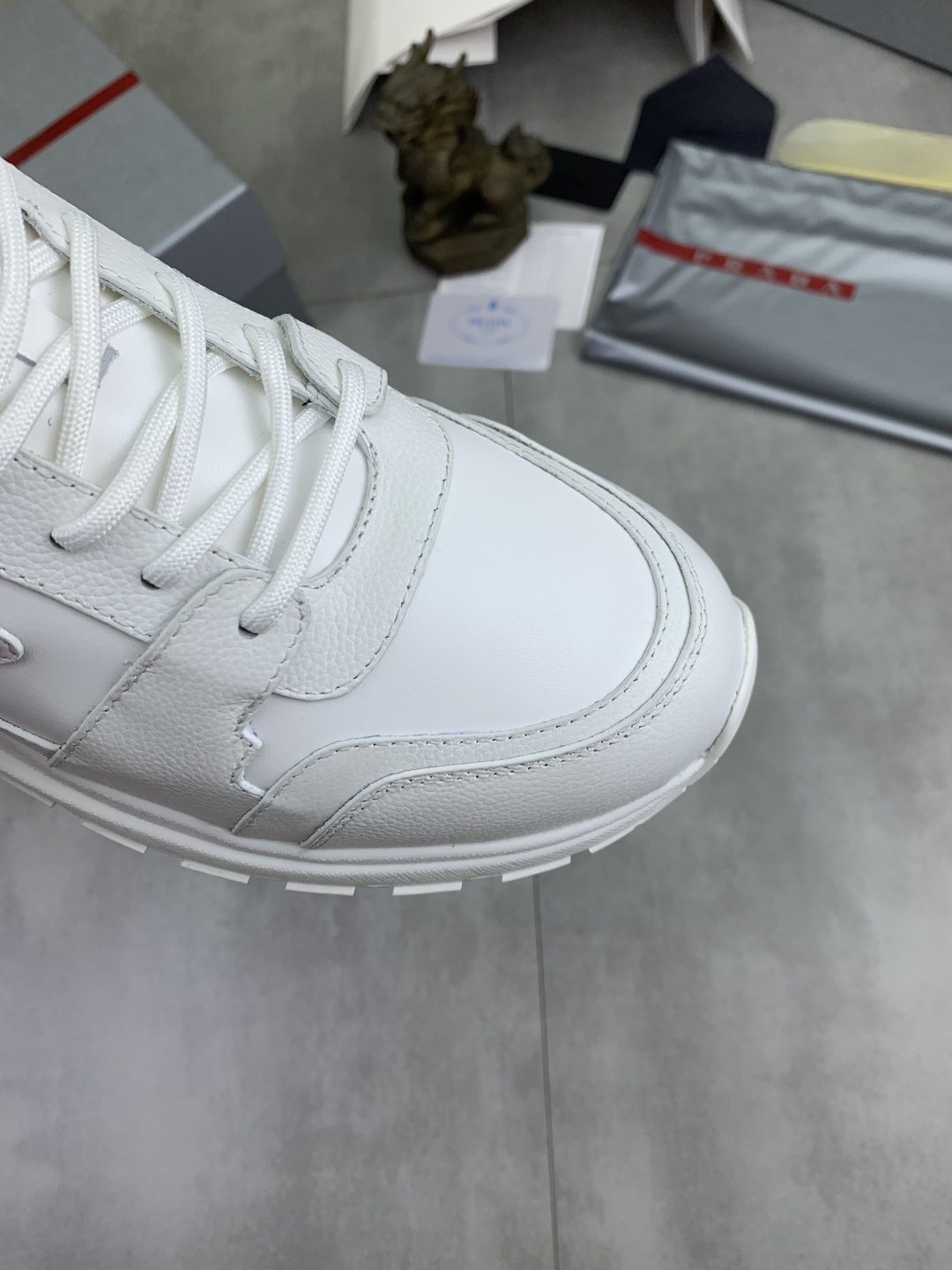 Prada Black Low-Top Sneakers — detail