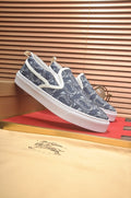 Burberry Patterned Slip-On Sneakers — front