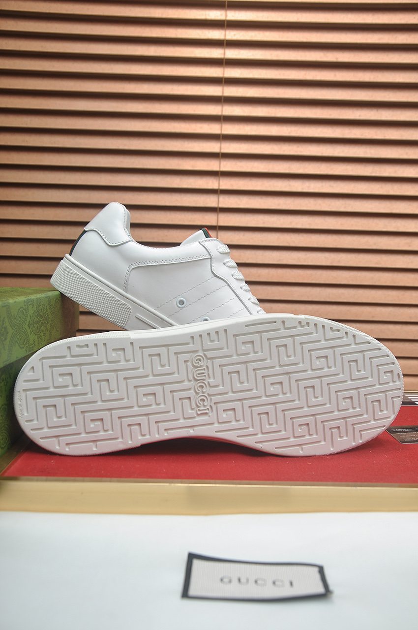 Gucci Web Stripe Low-Top Sneakers — side