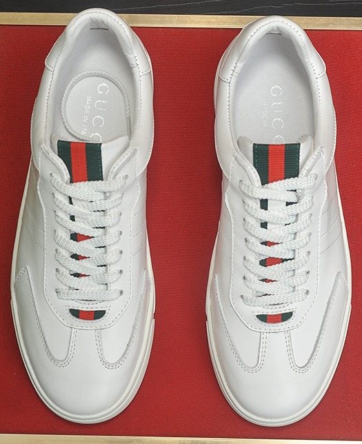 Gucci Web Stripe Low-Top Sneakers — hero