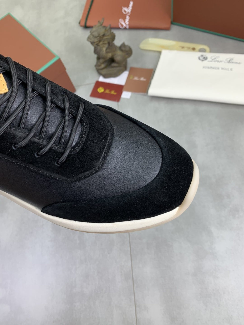 Loro Piana Week End Walk Men's Sneakers — detail