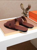 Hermès H-Cutout Slide Sandals — hero