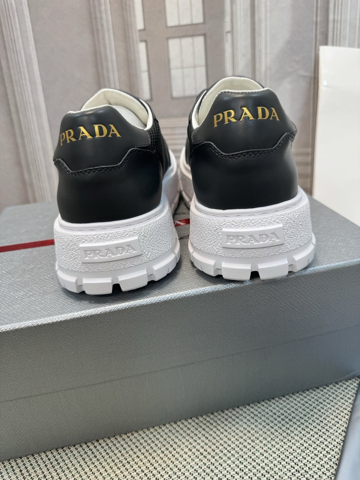 Prada Lug Sole Sneakers — back