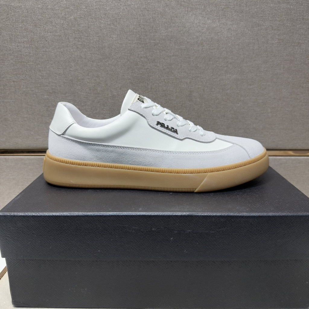 Prada Logo Low-Top Sneakers — front