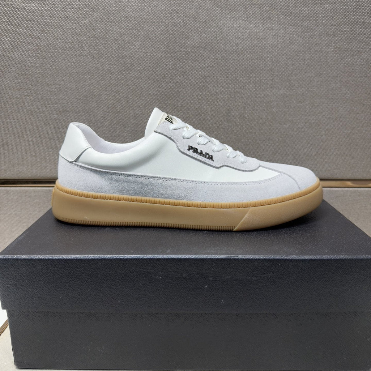 Prada Logo Low-Top Sneakers — front