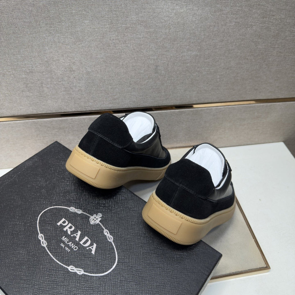 Prada Logo Low-Top Sneakers — back