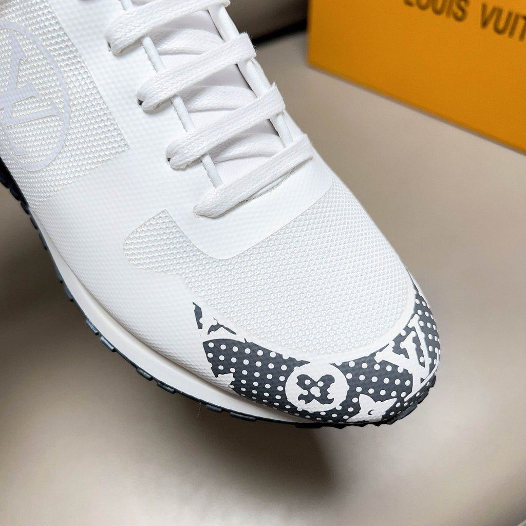 Louis Vuitton Patterned Panel Sneakers — detail
