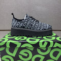 Dolce & Gabbana Letter Print Lug Sole Shoes — hero
