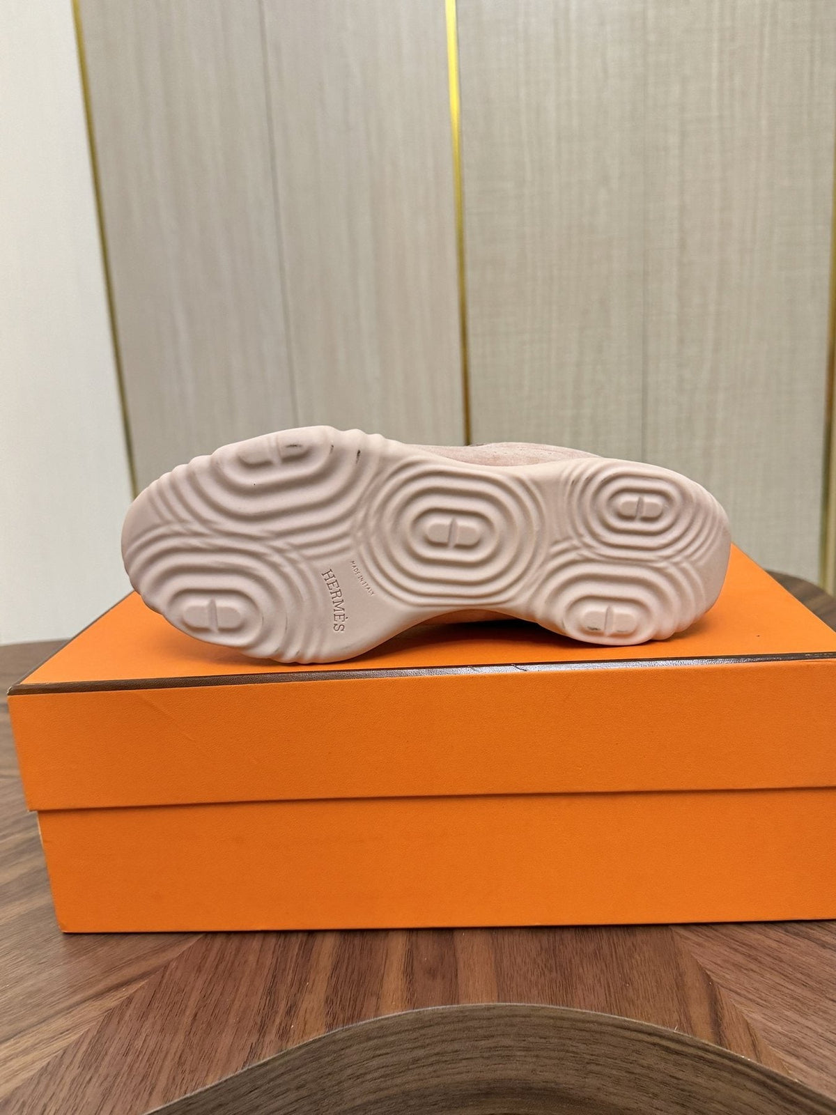 Hermès Perforated Low-Top Sneakers — back